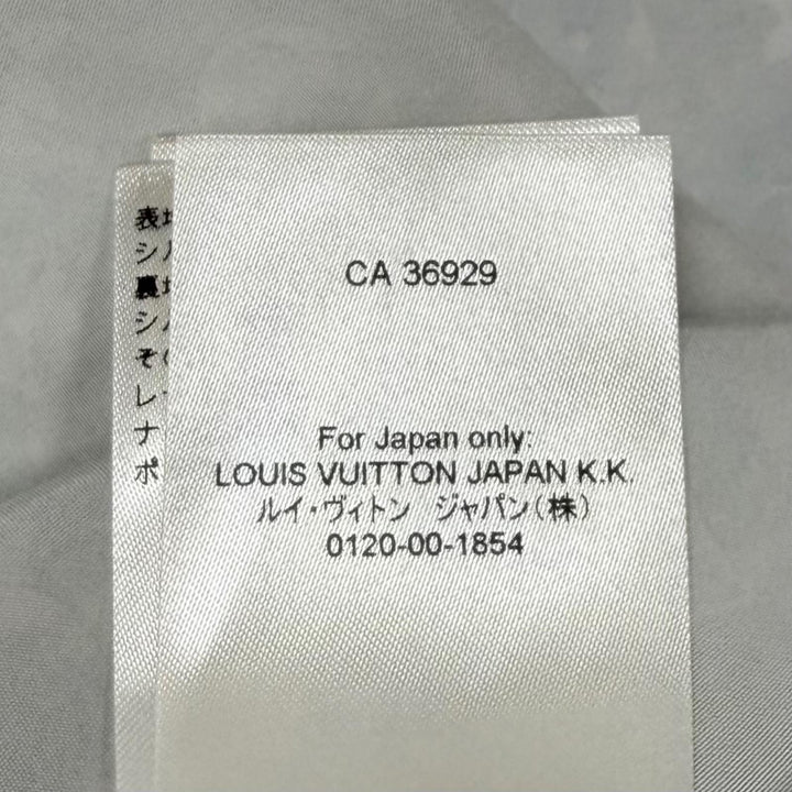 未使用品★LOUIS VUITTON ルイヴィトン 24SS シルク100% オーバーサイズ モノグラム クルーネック 半袖Ｔシャツ 32 イタリア製 正規品