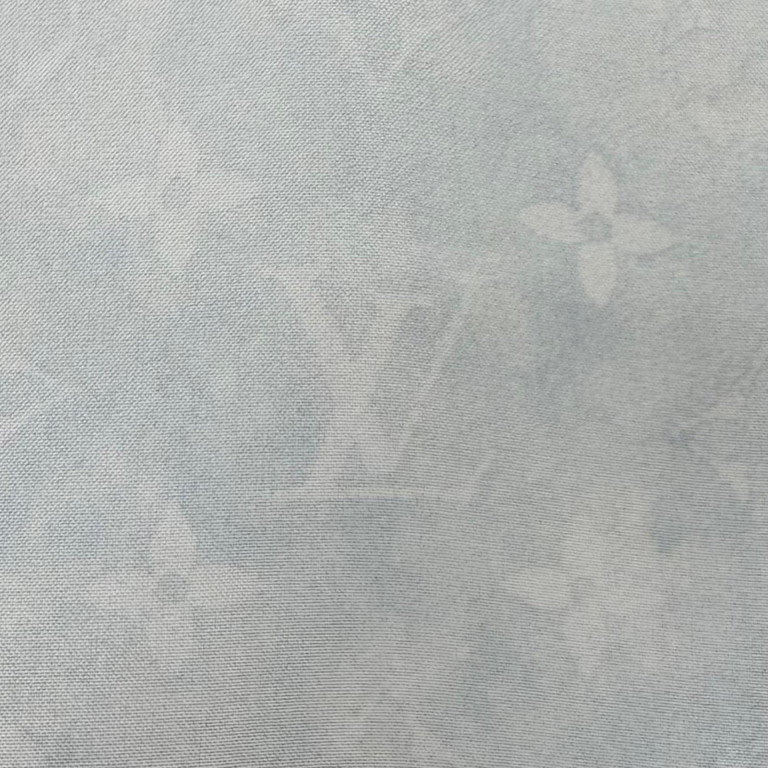未使用品★LOUIS VUITTON ルイヴィトン 24SS シルク100% オーバーサイズ モノグラム クルーネック 半袖Ｔシャツ 32 イタリア製 正規品