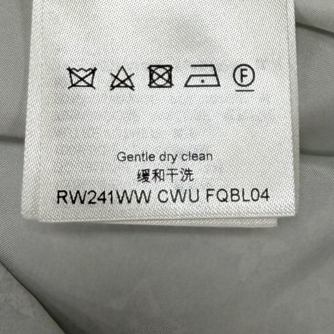 未使用品★LOUIS VUITTON ルイヴィトン 24SS シルク100% オーバーサイズ モノグラム クルーネック 半袖Ｔシャツ 32 イタリア製 正規品