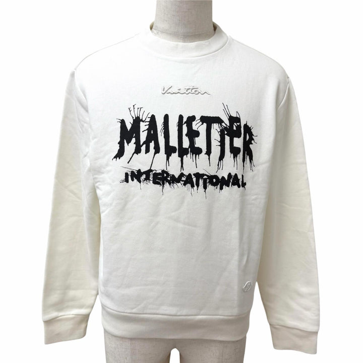 極美品□LOUIS VUITTON ルイヴィトン 24SS コットン Malletier International LVサークルロゴ金具 スウェット S イタリア製 正規品