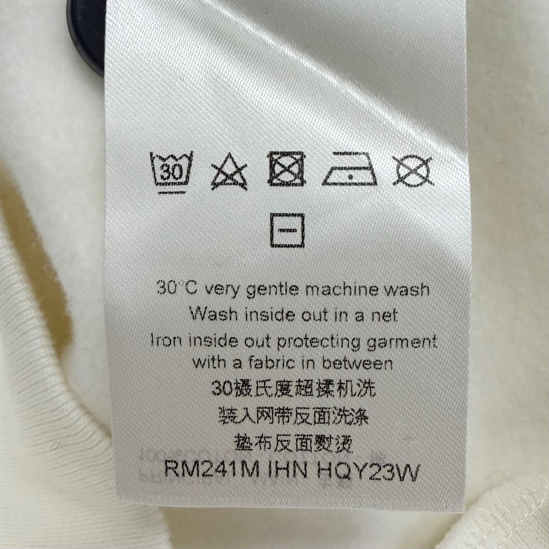 極美品□LOUIS VUITTON ルイヴィトン 24SS コットン Malletier International LVサークルロゴ金具 スウェット S イタリア製 正規品