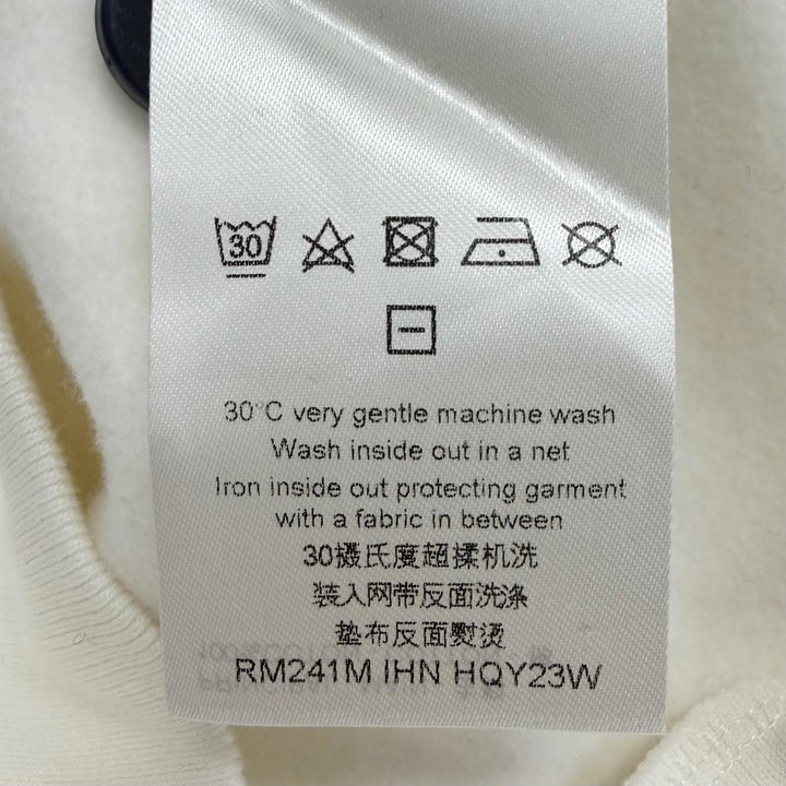 極美品□LOUIS VUITTON ルイヴィトン 24SS コットン Malletier International LVサークルロゴ金具 スウェット S イタリア製 正規品