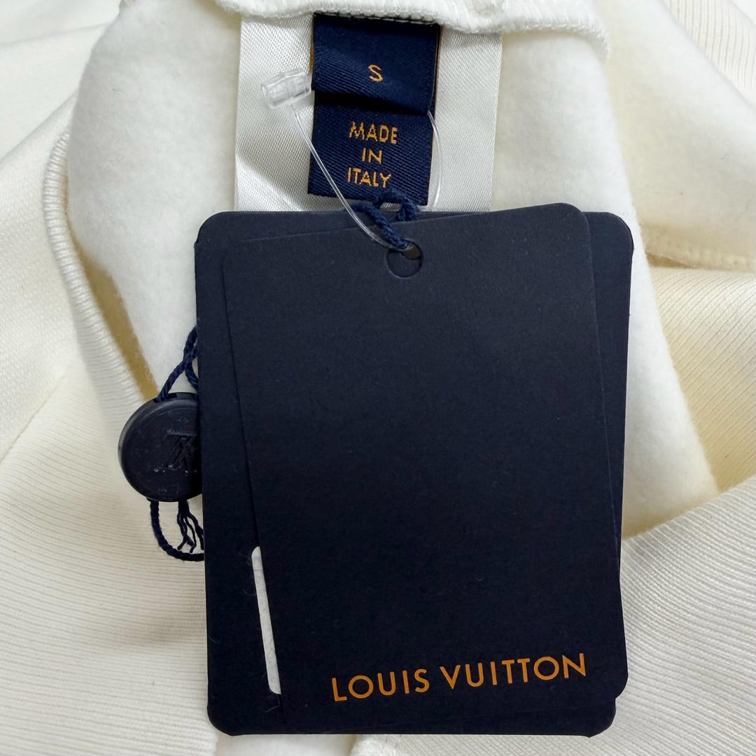 極美品□LOUIS VUITTON ルイヴィトン 24SS コットン Malletier International LVサークルロゴ金具 スウェット S イタリア製 正規品