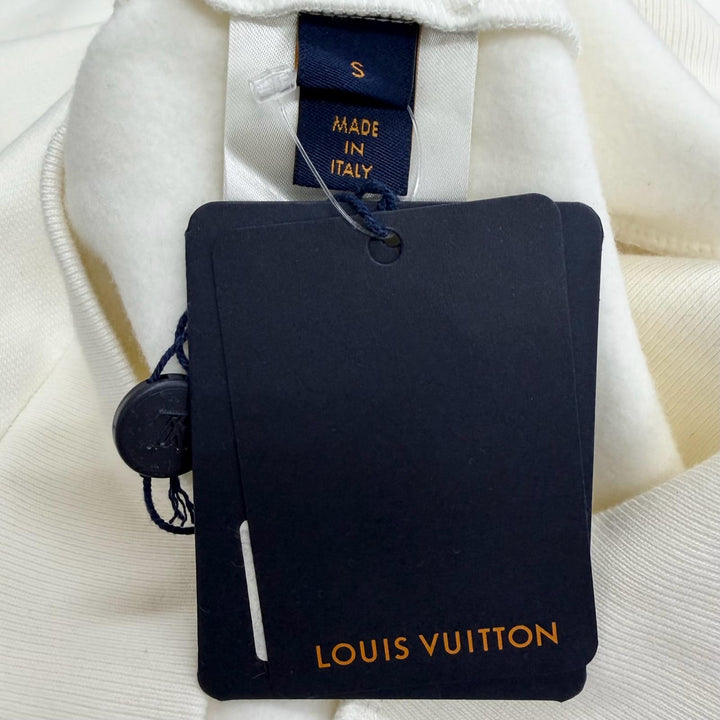 極美品□LOUIS VUITTON ルイヴィトン 24SS コットン Malletier International LVサークルロゴ金具 スウェット S イタリア製 正規品
