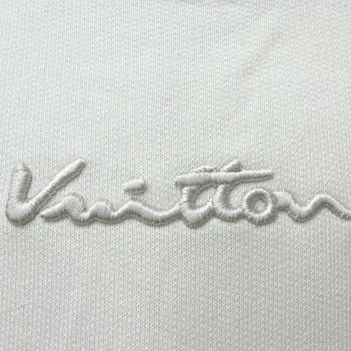 極美品□LOUIS VUITTON ルイヴィトン 24SS コットン Malletier International LVサークルロゴ金具 スウェット S イタリア製 正規品