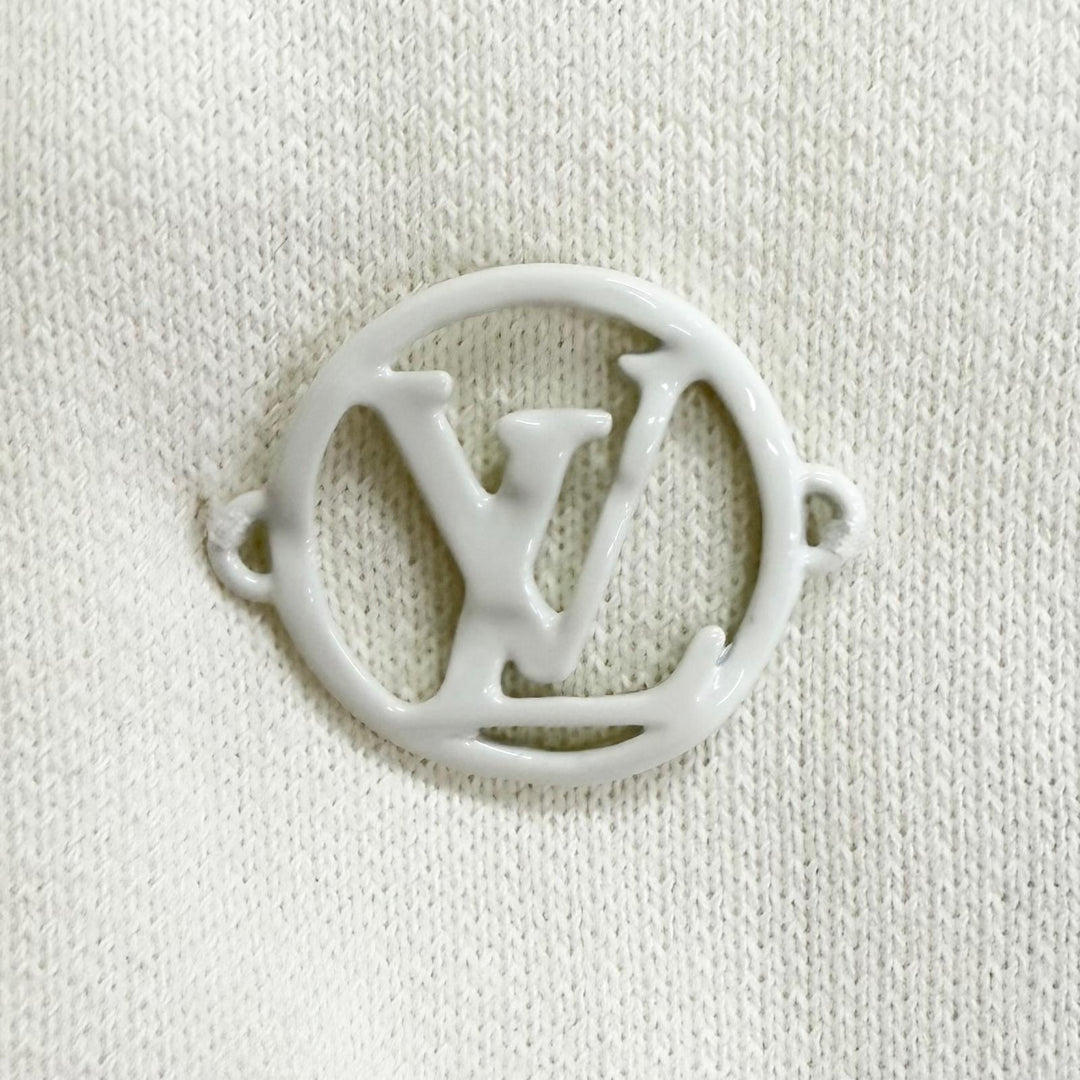 極美品□LOUIS VUITTON ルイヴィトン 24SS コットン Malletier International LVサークルロゴ金具 スウェット S イタリア製 正規品