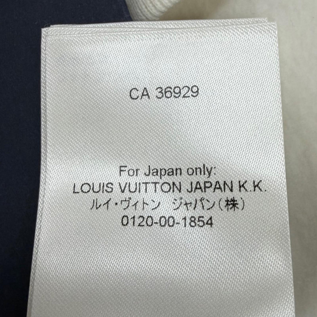 極美品□LOUIS VUITTON ルイヴィトン 24SS コットン Malletier International LVサークルロゴ金具 スウェット S イタリア製 正規品