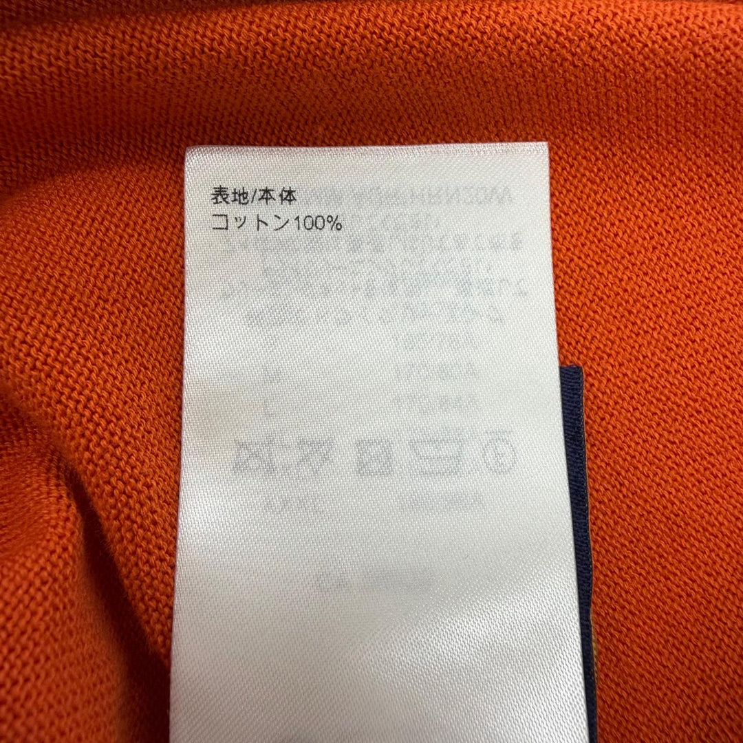 未使用品▼LOUIS VUITTON ルイヴィトン 24AW パームツリー インターシャ ショートスリーブ 半袖ニット オレンジ XL 伊製 正規品 メンズ