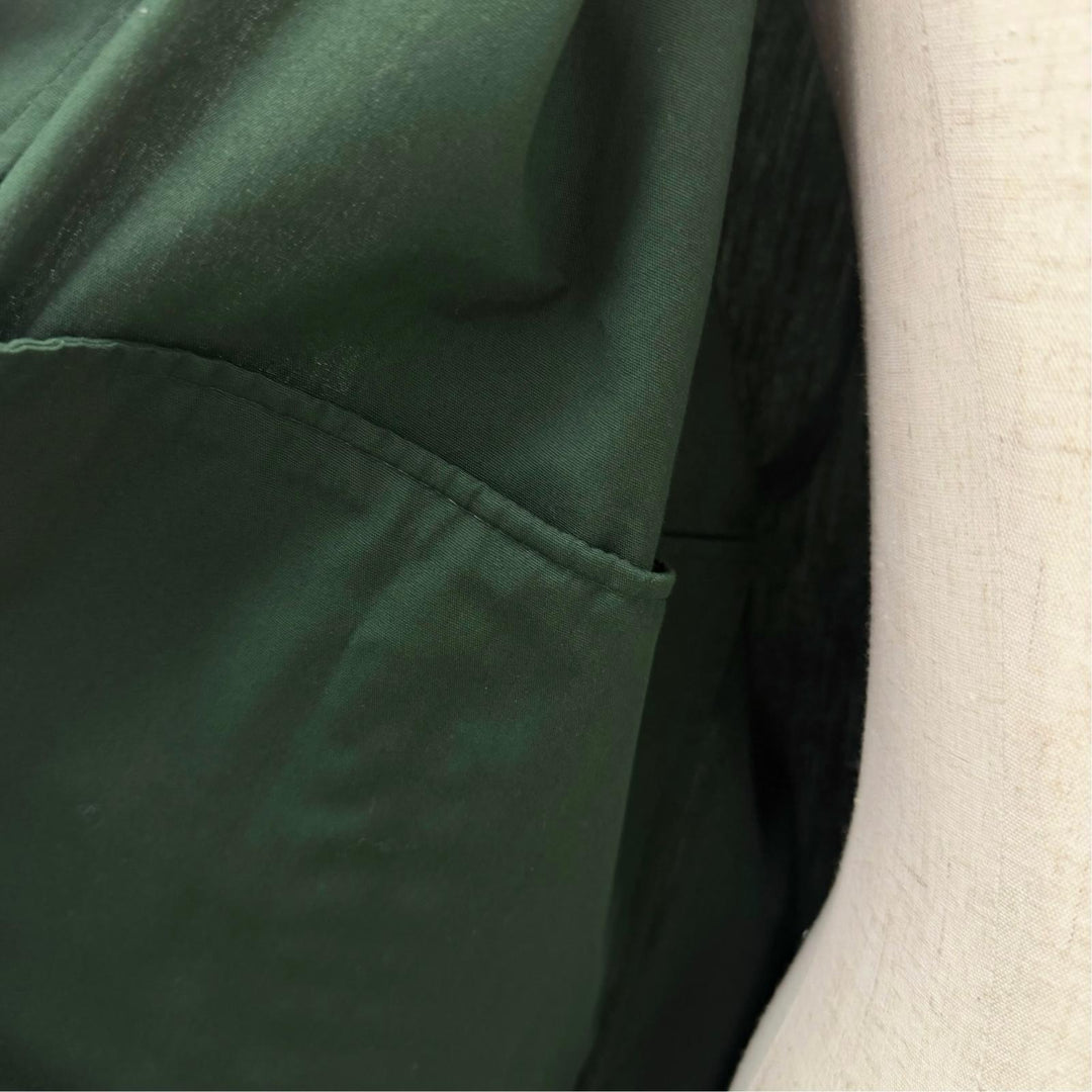 美品□PRADA プラダ 2024年製 SGC629/SPH421 ブルゾンジャケット トラウザーズ セットアップ グリーン JK48/PT50 イタリア製 正規品