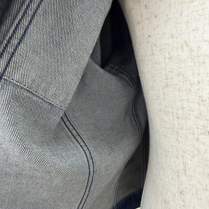 極美品□RAF SIMONS ラフシモンズ 201-720-10133 DENIM SLIM FIT JACKET ピンバッチ付 デニムジャケット インディゴブルー M イタリア製