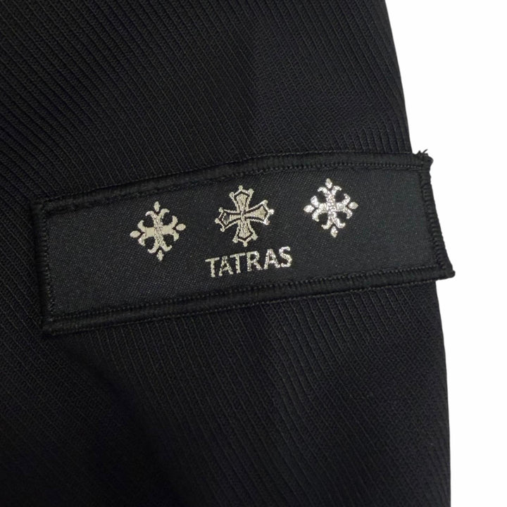 美品□TATRAS タトラス 2023年製 MTSE23S8067-L VARESE ヴァレーゼ ロゴワッペン WZIP ブルゾン ブラック 01 ポーランド製 正規品 メンズ