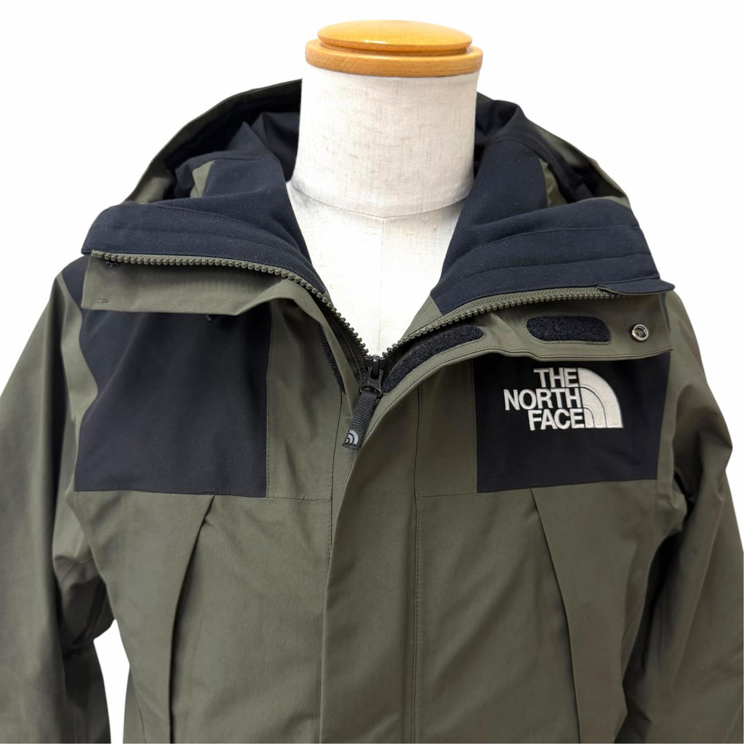 極美品□THE NORTH FACE ザ・ノースフェイス NP61800 Mountain Jacket GORE-TEX ナイロンジャケット カーキ S ベトナム製 正規品