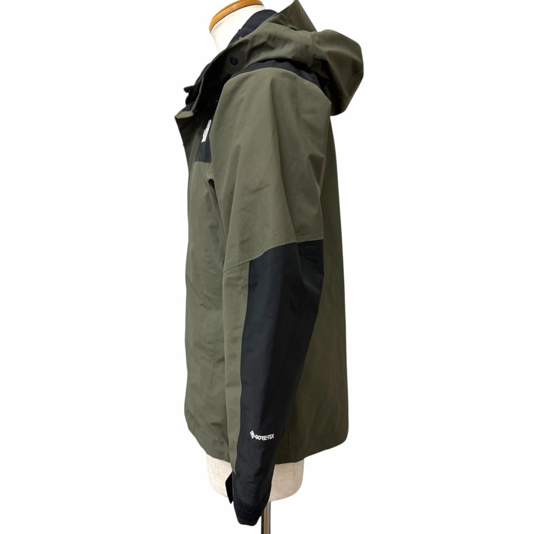 極美品□THE NORTH FACE ザ・ノースフェイス NP61800 Mountain Jacket GORE-TEX ナイロンジャケット カーキ S ベトナム製 正規品