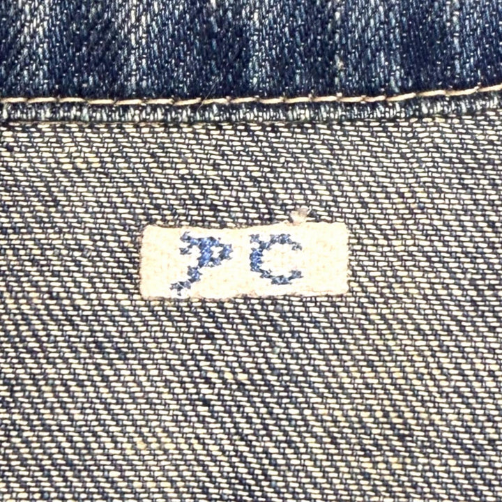 極美品□PORTER CLASSIC ポータークラシック INDIGO DENIMPULLOVER SHIRT プルオーバー 長袖 デニムシャツ ブルー 3 日本製 正規品