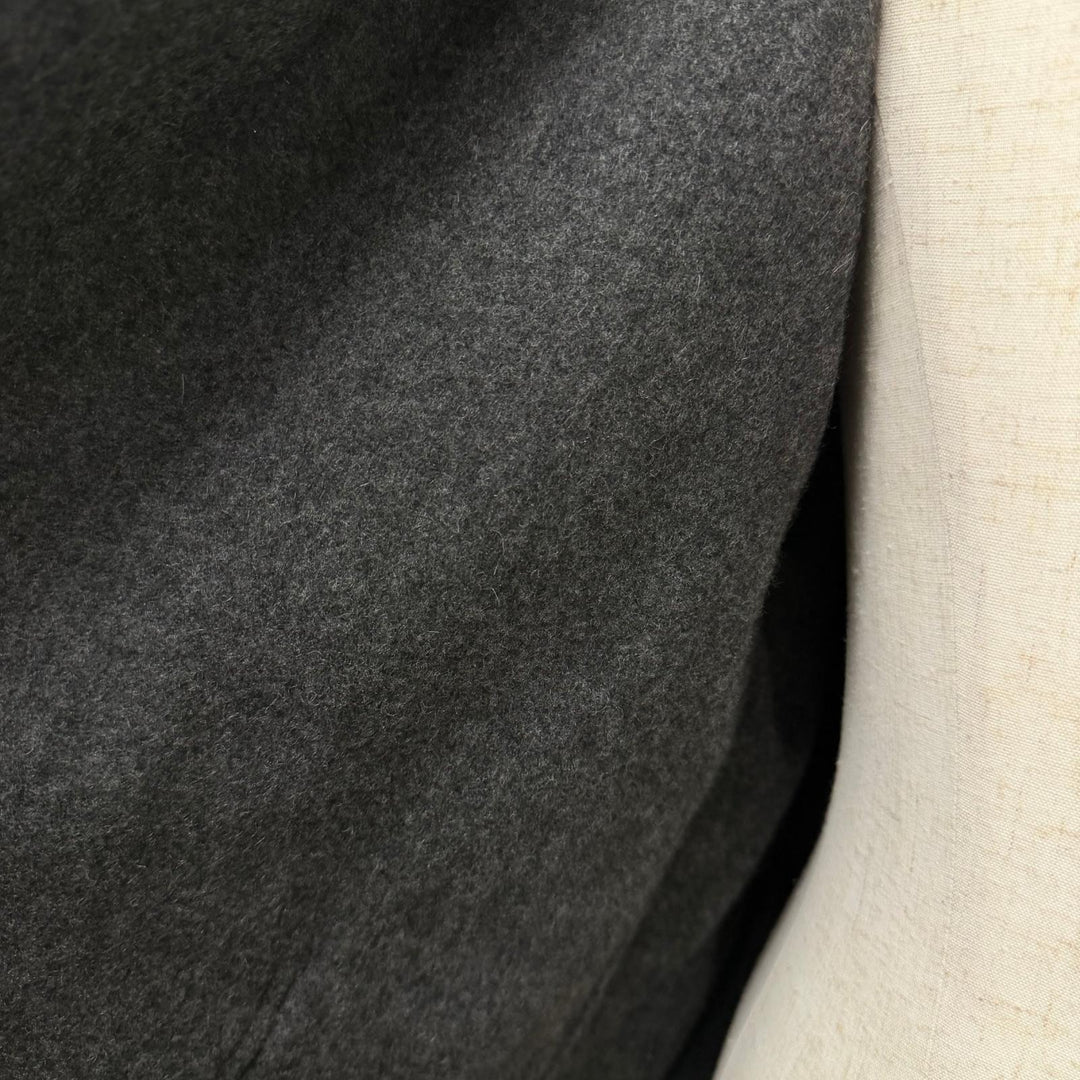 極美品□PORTER CLASSIC ポータークラシック CASHMERE SHIRT JACKET カシミヤ100％ シャツジャケット グレー 2 日本製 正規品 メンズ