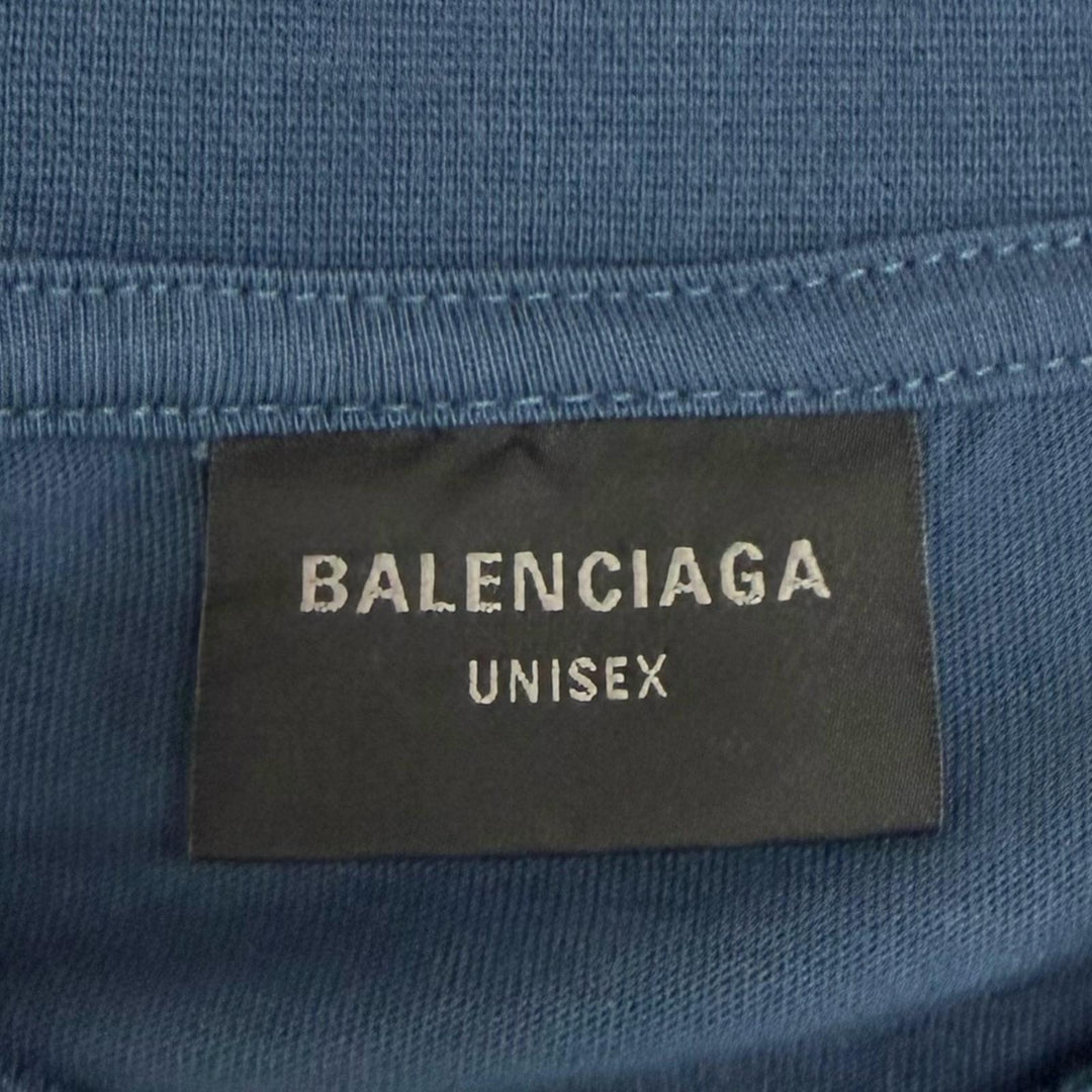 極美品□BALENCIAGA バレンシアガ 2024年製 764235 LAUREL CLASSIC MEDIUM FIT T-SHIRT 半袖Ｔシャツ M ポルトガル製 正規品