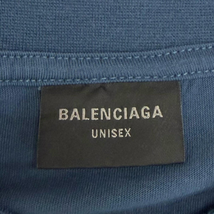 極美品□BALENCIAGA バレンシアガ 2024年製 764235 LAUREL CLASSIC MEDIUM FIT T-SHIRT 半袖Ｔシャツ M ポルトガル製 正規品