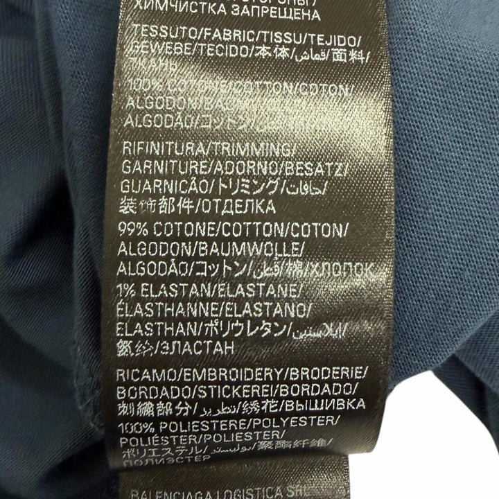 極美品□BALENCIAGA バレンシアガ 2024年製 764235 LAUREL CLASSIC MEDIUM FIT T-SHIRT 半袖Ｔシャツ M ポルトガル製 正規品