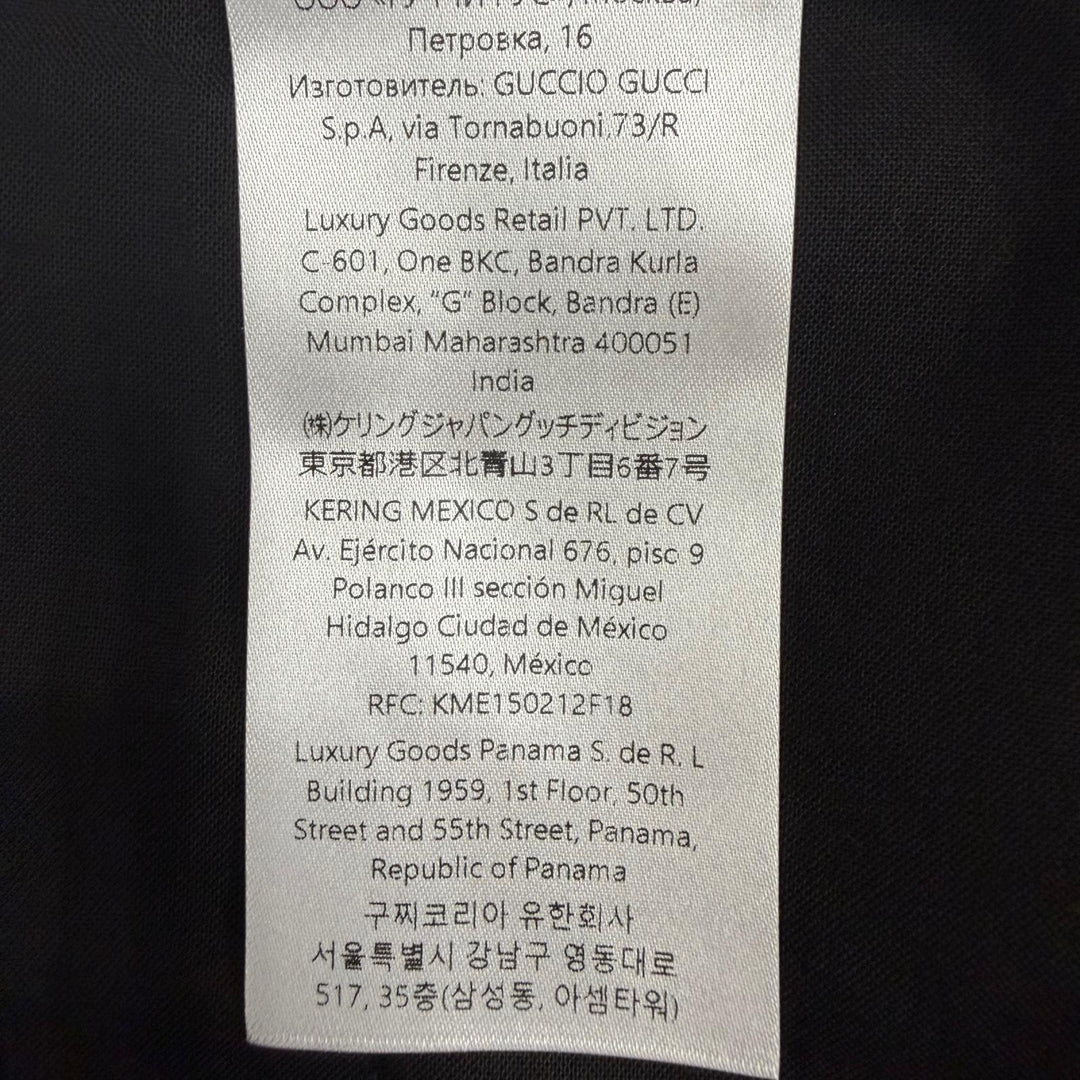 未使用品▼GUCCI グッチ 24AW 798623 ウール100% エンブロイダリー サイドロゴライン パンツ グレー IT 48 イタリア製 正規品 メンズ