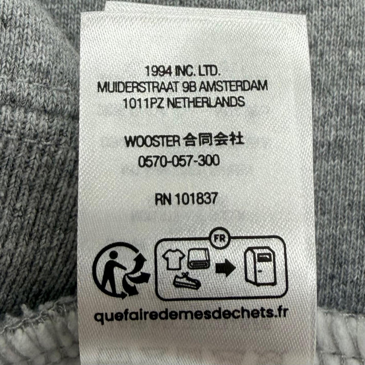 美品▼Supreme シュプリーム 24SS Small Box Raglan Crewneck スモールボックスロゴ プルオーバー スウェット グレー L カナダ製 正規品