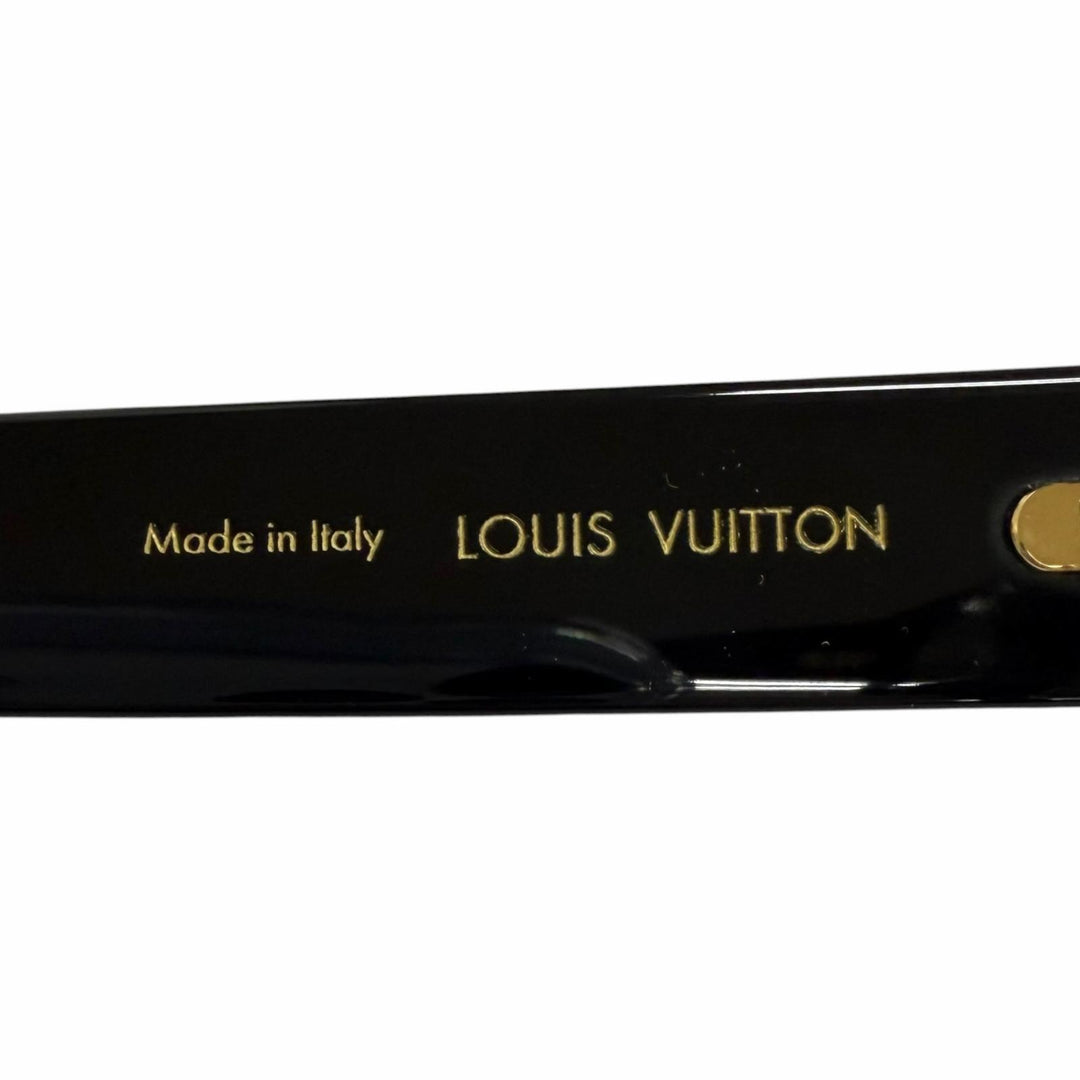 美品□LOUIS VUITTON ルイヴィトン 2024年製 Z1597E オプティカル LV エスケイプ ブルーレイ メガネ 眼鏡 アイウェア 53□22-145 伊製