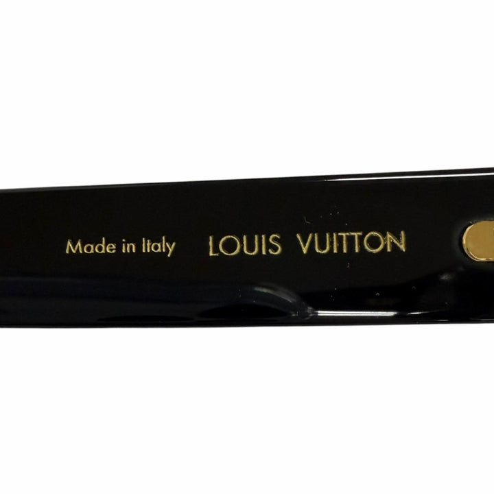美品□LOUIS VUITTON ルイヴィトン 2024年製 Z1597E オプティカル LV エスケイプ ブルーレイ メガネ 眼鏡 アイウェア 53□22-145 伊製