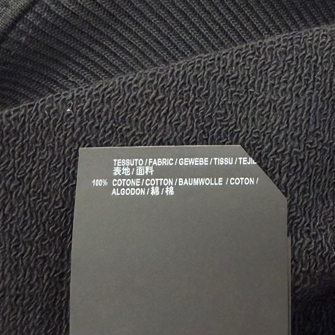 未使用品▼BALENCIAGA バレンシアガ 528351 コットン100% ロゴプリント フーデッド プルオーバー パーカー ブラック S 正規品 メンズ