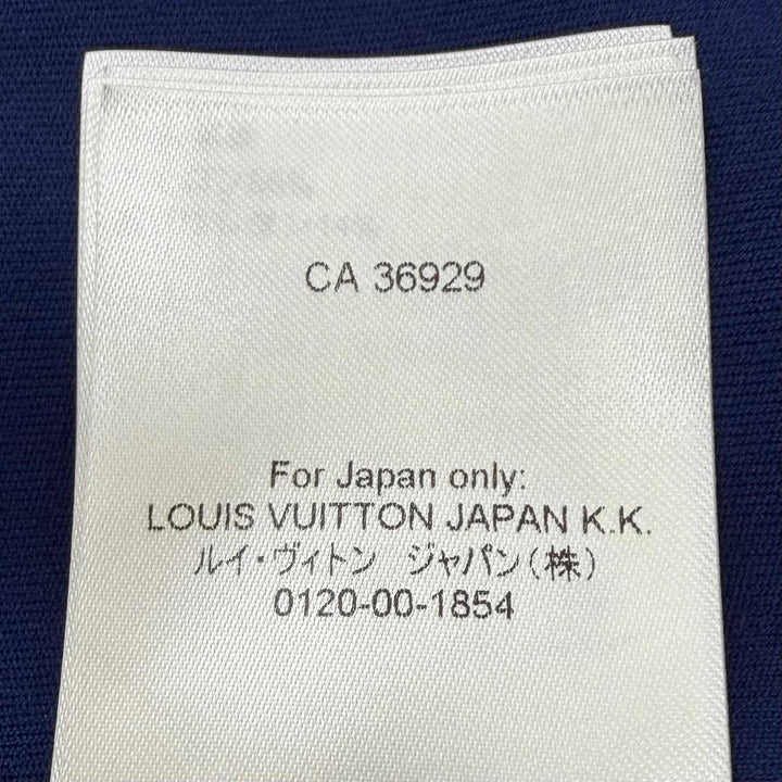 極美品▼LOUIS VUITTON ルイヴィトン 24SS モノグラム フーデッド ジップアップ ブルゾン パーカー ブルー L イタリア製 正規品 メンズ