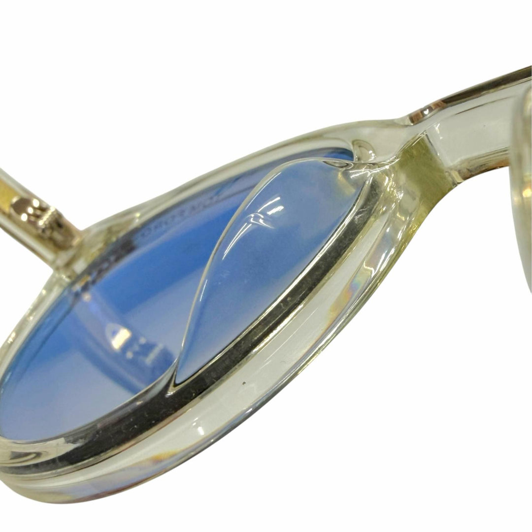 美品▼TOM FORD トムフォード TF1123-D ボストン アイウェア サングラス クリア ゴールド 49□21-145 デモレンズ イタリア製 メンズ