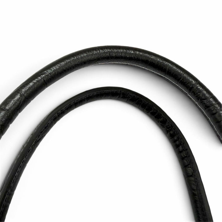 未使用品★RODANIA ロダニア 3002L クロシェット付 クロコダイルレザー 2WAY ハンドバッグ ショルダーバッグ ブラック レディース