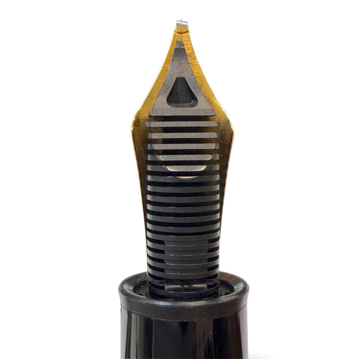 極美品▼MONTBLANC モンブラン マイスターシュテュック 149 ペン先18K OBニブ 希少 ホワイトスター 万年筆 ブラック ゴールド ドイツ製