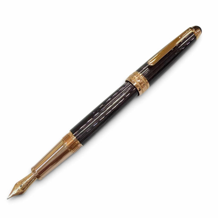 極美品▼MONTBLANC モンブラン S.E. マイスターシュテュック 145 クラシック 18K Mニブ 90周年コレクション 万年筆 マザーオブパール
