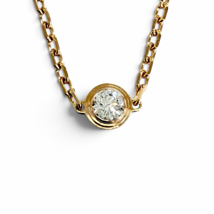 美品△Cartier カルティエ FBV562 ダムール SM ダイヤモンド ブレスレット アクセサリー 750(PG) ピンクゴールド 重量2.1g レディース