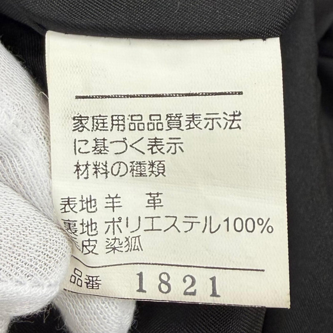 極美品★BALMAIN バルマン FOXファー使い ラムレザー ジャケット アウター ブラック グレー 13 正規品 レディース