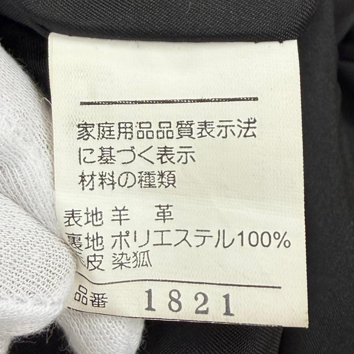極美品★BALMAIN バルマン FOXファー使い ラムレザー ジャケット アウター ブラック グレー 13 正規品 レディース