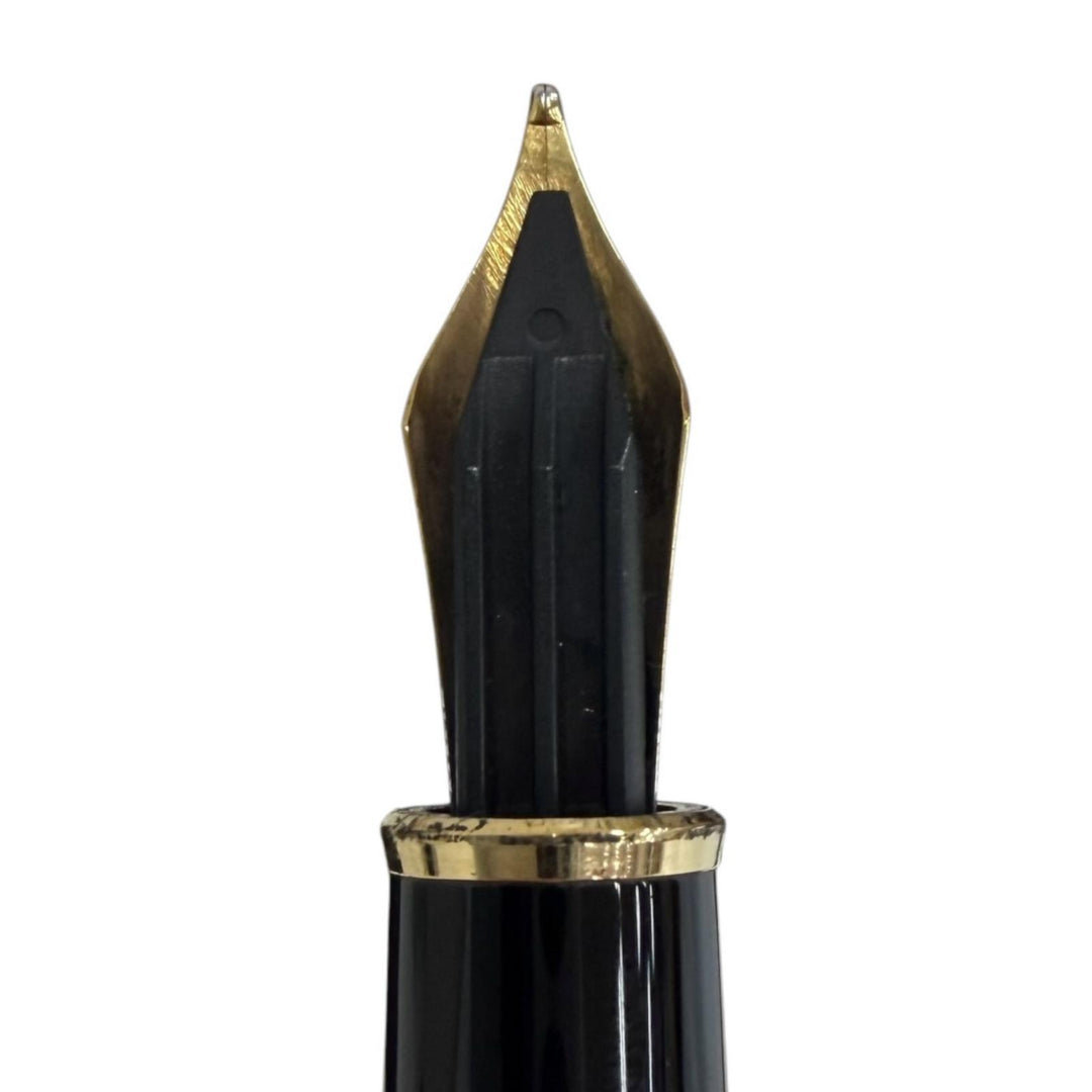 良品▼MONTBLANC モンブラン ヴィンテージ マイスターシュテュック ソリテージ ドゥエ 925 18K Mニブ ホワイトスター 万年筆 重量25.77g