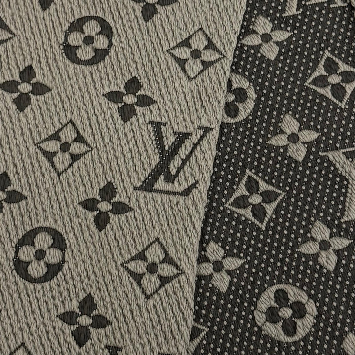 美品☆LOUIS VUITTON ルイヴィトン M72242 エシャルプ・ロゴマニア ウール シルク ヴェローヌ マフラー イタリア製 正規品 レディース