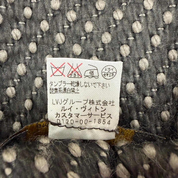 美品☆LOUIS VUITTON ルイヴィトン M72242 エシャルプ・ロゴマニア ウール シルク ヴェローヌ マフラー イタリア製 正規品 レディース