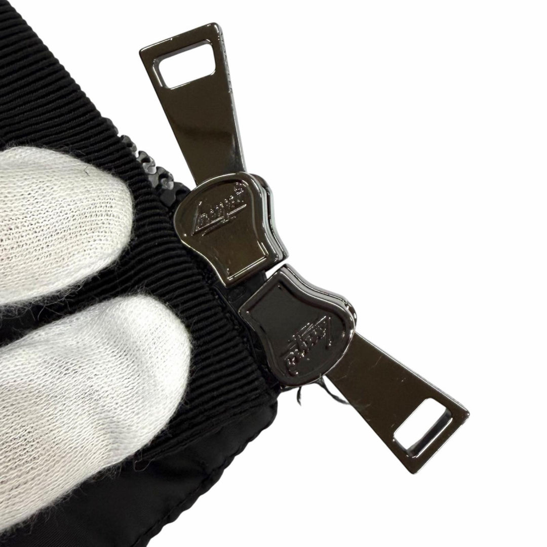 極美品★MONCLER モンクレール 2023年製 FLAMETTE ワッペン付 フード収納可能 ロングダウンコート 3 正規品 ガーメント・ハンガー付