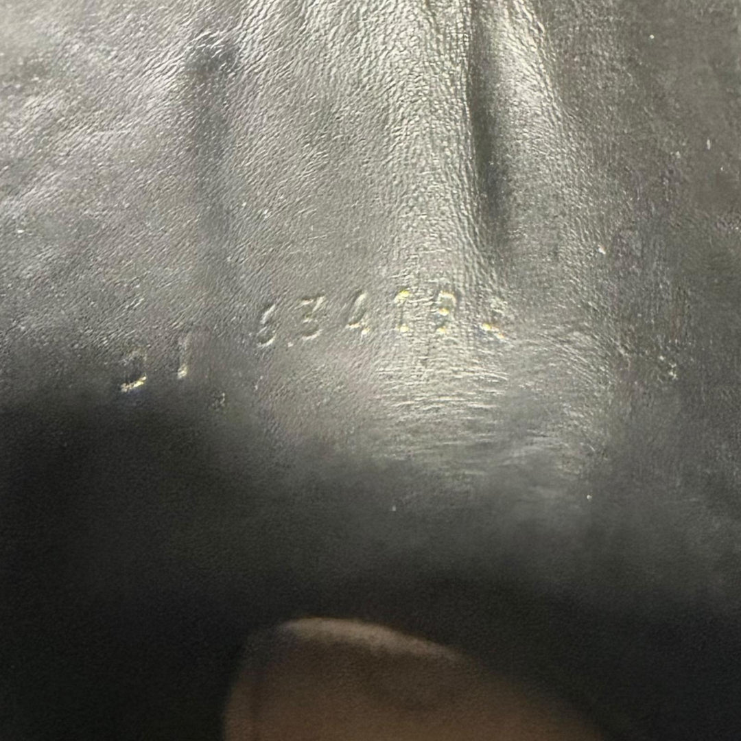 美品□SAINT LAURENT PARIS サンローランパリ 634194 レザー サイドゴア チェルシーブーツ アンクルブーツ ブラック 40.5 イタリア製