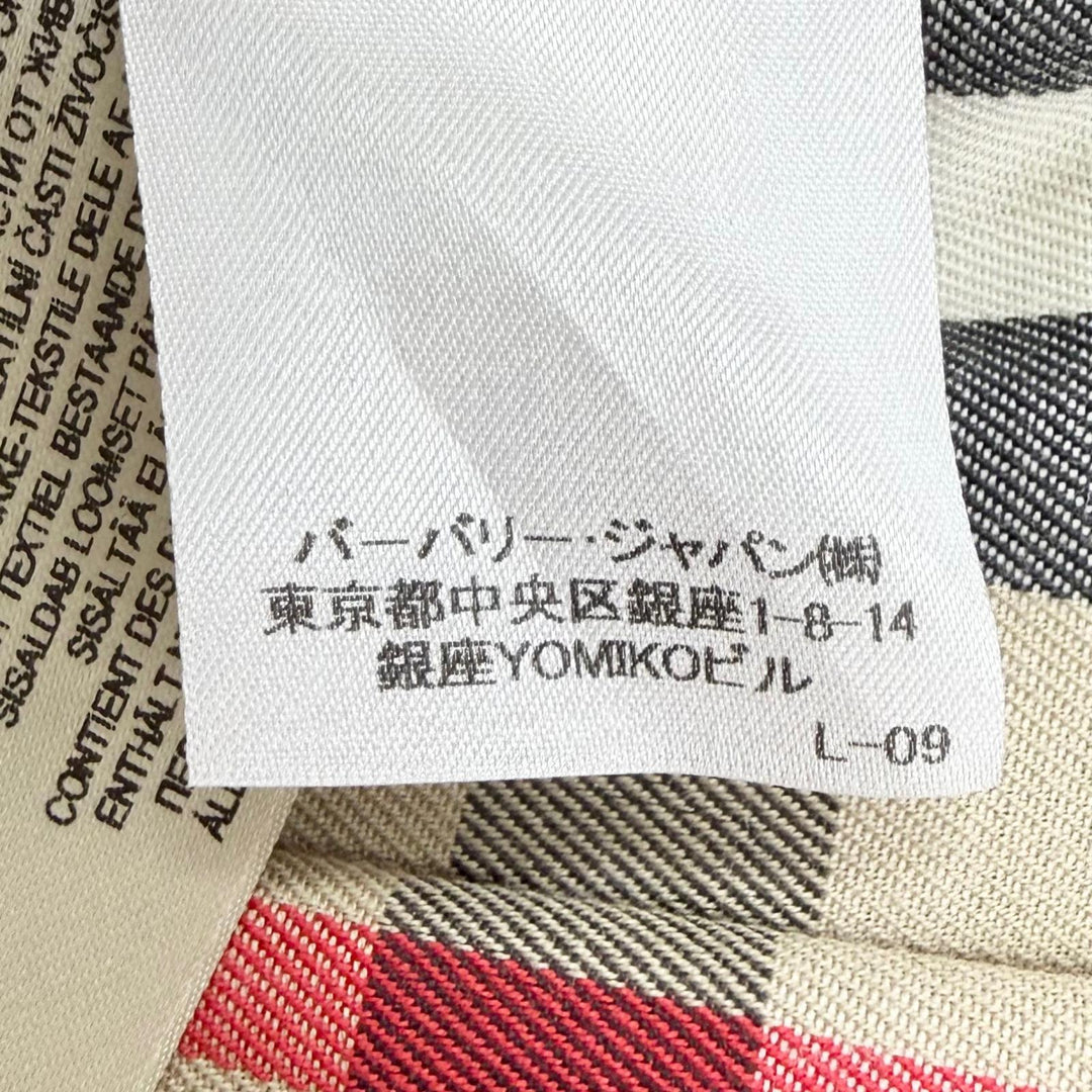 美品△BURBERRY バーバリー 4006905 コットン100% KENSINGTON 裏地ノバチェック柄 トレンチコート ベージュ IT 36 イングランド製 正規品