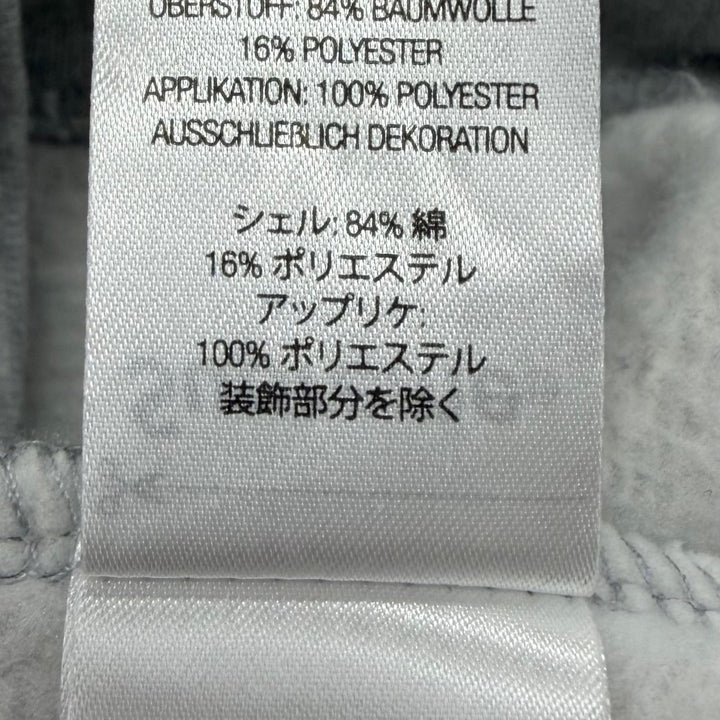極美品▼Supreme シュプリーム 24AW Satin Applique Hooded Sweatshirt バックロゴ プルオーバー パーカー グレー L 正規品 メンズ