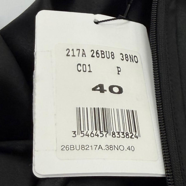 未使用品★CELINE セリーヌ 2 6BU8/217A フィービー期 ハイネック 長袖 ロングワンピース ブラック FR 40 フランス製 正規品 レディース