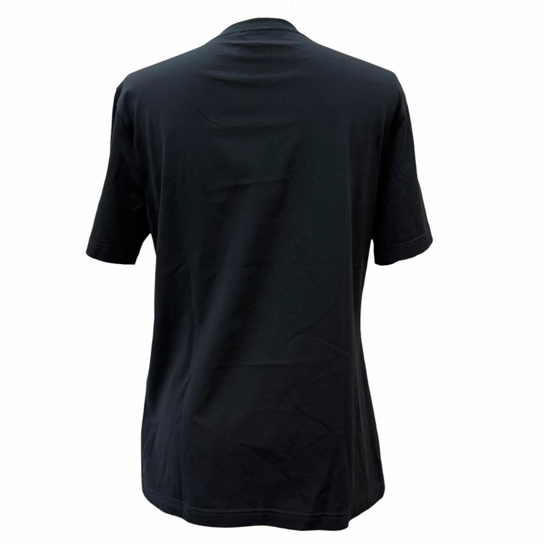 極美品★DIOR ディオール 26SS 653T13A4M21 フィット Tシャツ コットン100% グログランリボン 半袖 ブラック シルバー金具 M 伊製 正規品