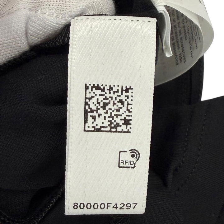 極美品★DIOR ディオール 26SS 653T13A4M21 フィット Tシャツ コットン100% グログランリボン 半袖 ブラック シルバー金具 M 伊製 正規品