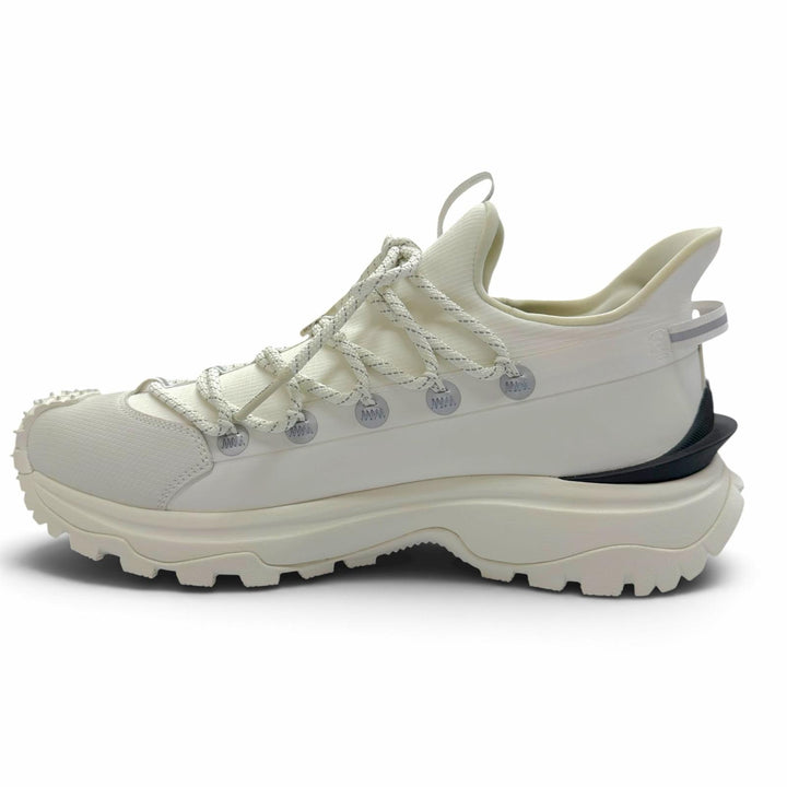 未使用品▼MONCLER モンクレール Trailgrip Lite2 ファブリック レースアップ ローカットスニーカー ホワイト 43 メンズ 箱・保存袋付き