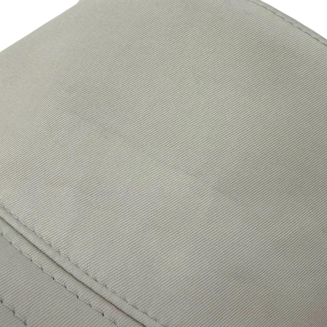 美品▼HERMES エルメス フレッドHサークル コットン97% レザー使い 帽子 バケットハット ライトカーキ IT 58 イタリア製 正規品 メンズ