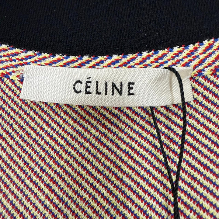 未使用品☆CELINE セリーヌ 2 3Y10/5325 コットン フィービー期 ノースリーブ ワンピース マルチカラー S イタリア製 正規品 レディース