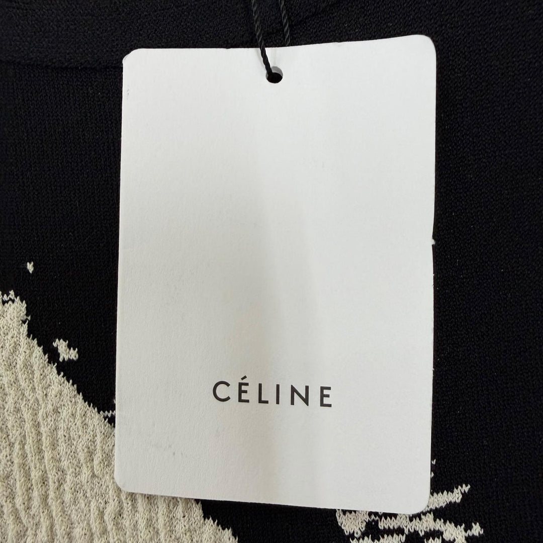 未使用品☆CELINE セリーヌ 2 3Y10/5325 コットン フィービー期 ノースリーブ ワンピース マルチカラー S イタリア製 正規品 レディース