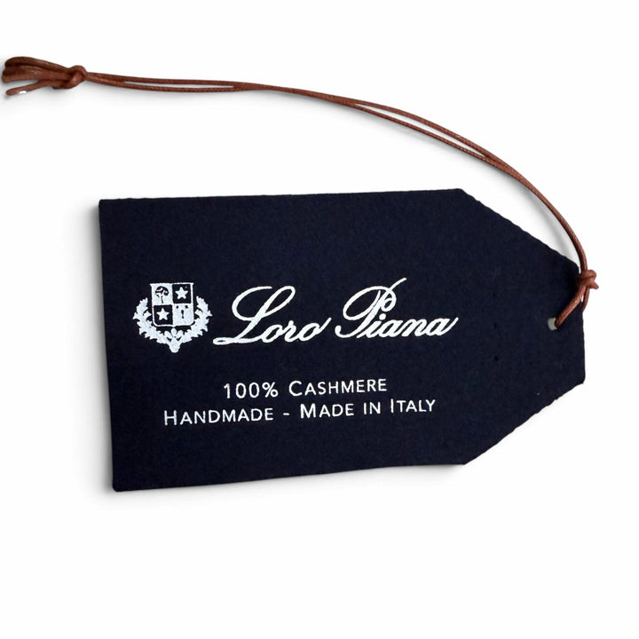 未使用品□Loro Piana ロロピアーナ カシミヤ ロゴエンブロイダリー 馬着 ホースラグ ベルテッド ブランケット ネイビー イタリア製